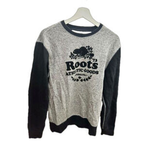 Roots Crewneck Salt and Pepper